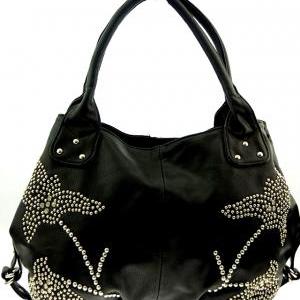 Black PU Leather Handmade Bag on Luulla