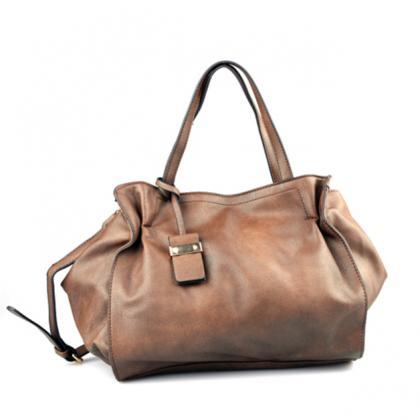 Handmade Brown Large (56 X 34) Handbag
