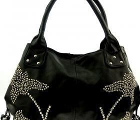 Black PU Leather Handmade Bag on Luulla