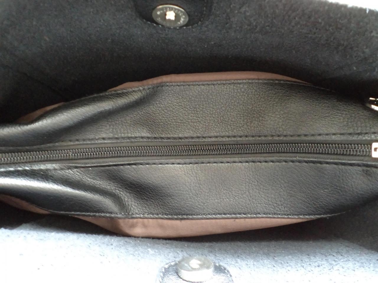 Black Leather Messenger, Tote Bag, Shoulder Bag, Black Leather Handbag ...