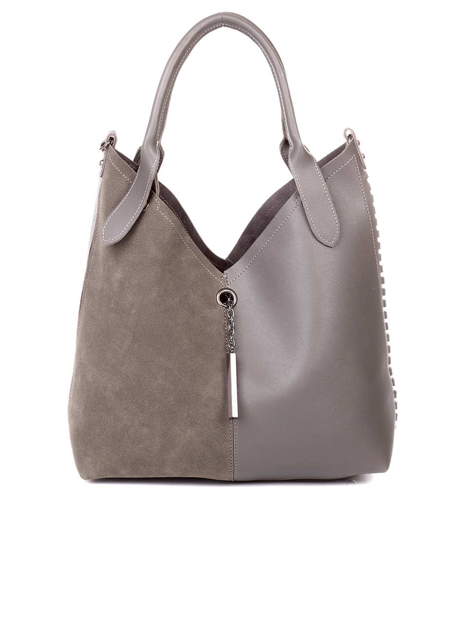 Taupe Brown Leather Tote, Hobo Handbag, Buckle Tote, Tan Leather Handbag, Tan Purse, Leather Purse. Fall-winter 2014/2015 Handbags.