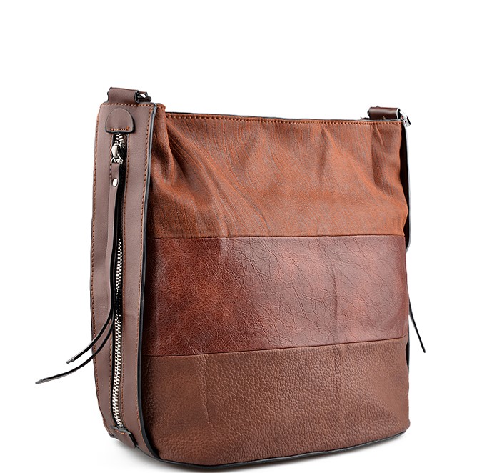 Brown Pu Handbag Leather Bag