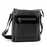 Men Black Handbag (28cm x 25cm) Tote Bag Hobo Men's Handbag Black Reporter Bag